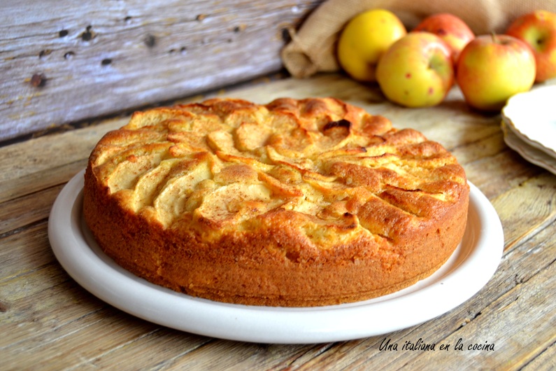 Tarta de manzana fácil y jugosa